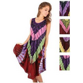 Indian Tie Dye Dress with Sequins
